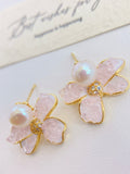 Sakura Whisper Freshwater Pearl Earrings