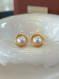 Artisan Nest Pearl Earrings: Timeless Elegance for Everyday Moments