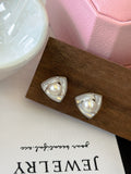 Lunar Vortex Pearl Earrings | Handcrafted Wild Freshwater Pearls & Sterling Silver