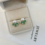 Sophisticated Grace Pearl Butterfly Drop Earrings - Nature's Muse in Motion