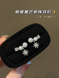 Gradient Stardust Pearl Earrings