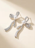 Luxe Butterfly Swarovski Pearl Earrings