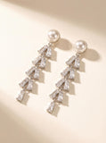 Vintage Paris Pearl Fringe Earrings