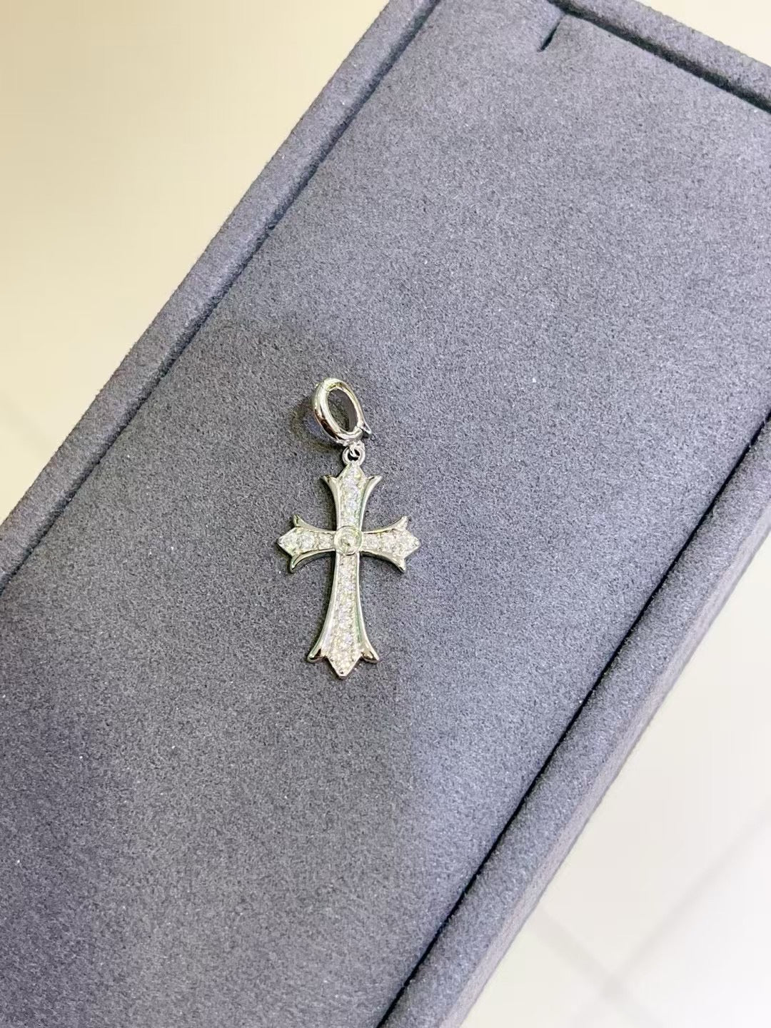 Guardian Light - Cult Cross with Natural Freshwater Pearl Pendant Necklace