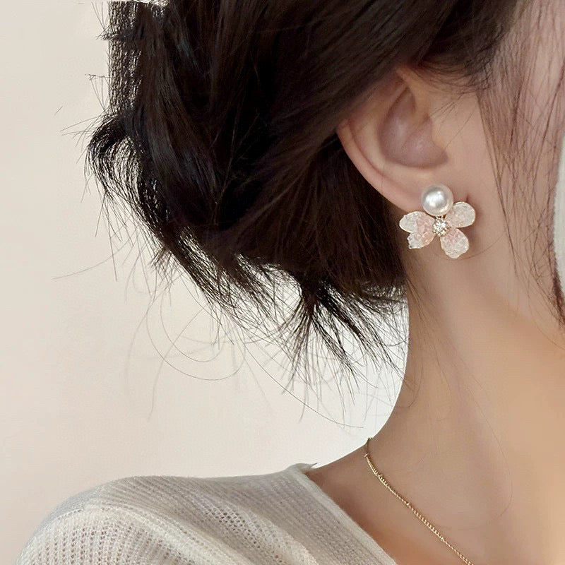 Sakura Whisper Freshwater Pearl Earrings