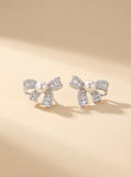 Butterfly Kisses Pearl & Zircon Earrings – Elegant French-inspired Statement