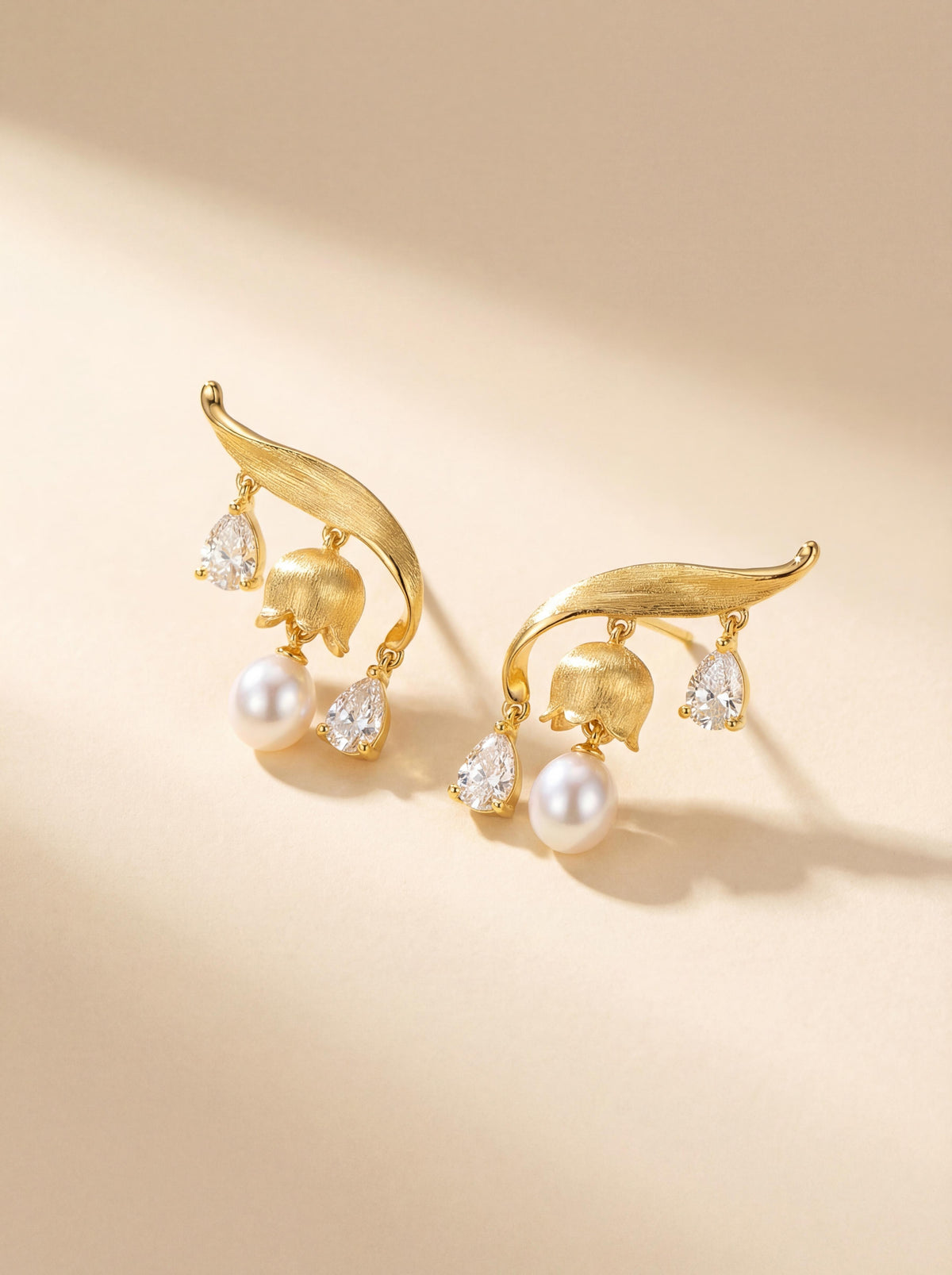 Vintage Enchanting Wild Freshwater Pearl Earrings