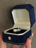 Enchanted Wild Pearl & Four-Leaf Clover Ring