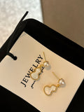 Gourd Pearl Earrings | Serene Harmony | New Chinese Style with Genuine Freshwater Pearl