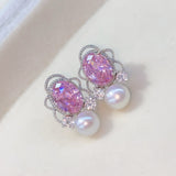 Sanchishi · Dawn Pearl Earrings Pink