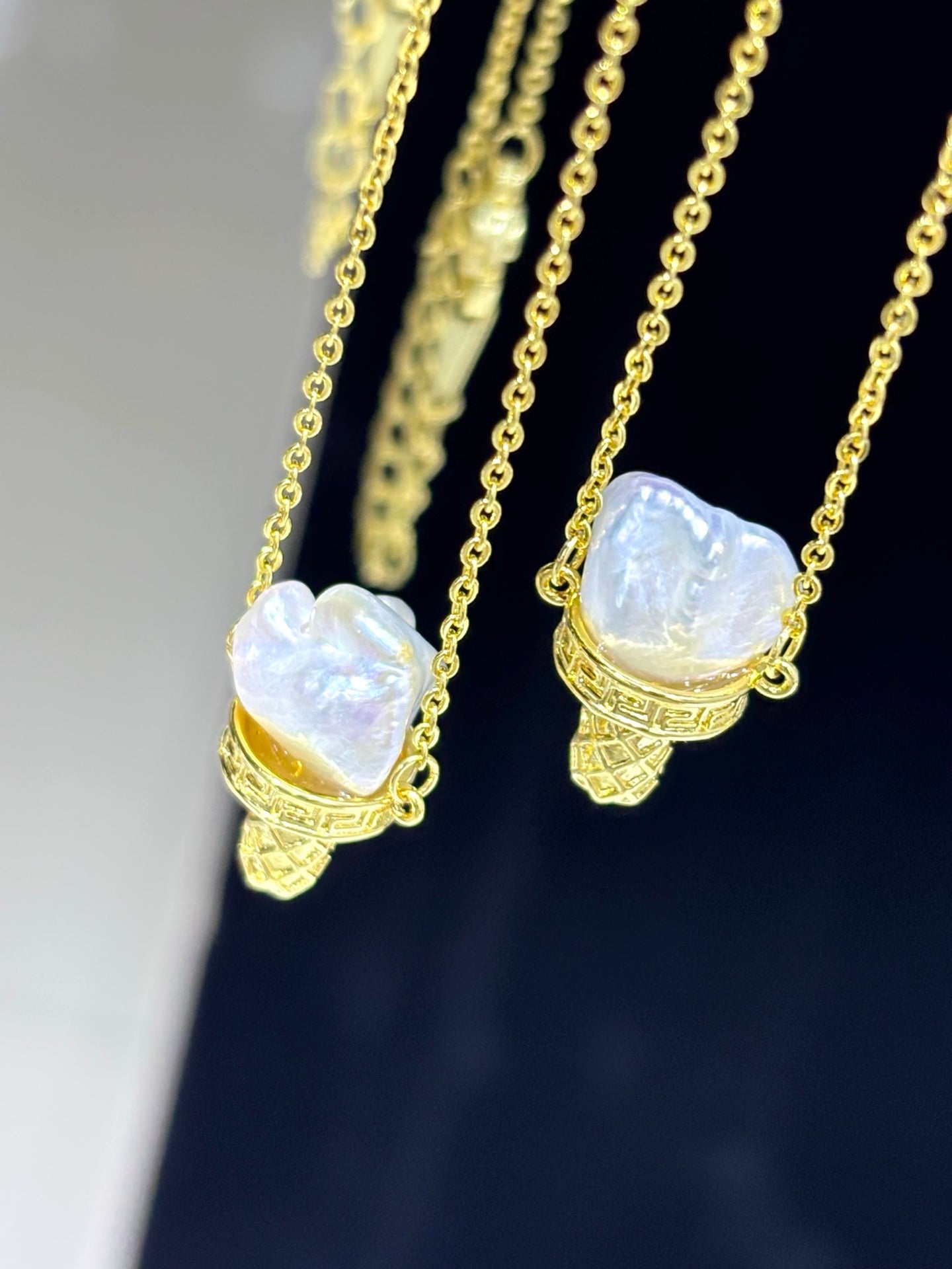 Baroque Freshwater Pearl Necklace - Organic Elegance for the Unconventional Soul