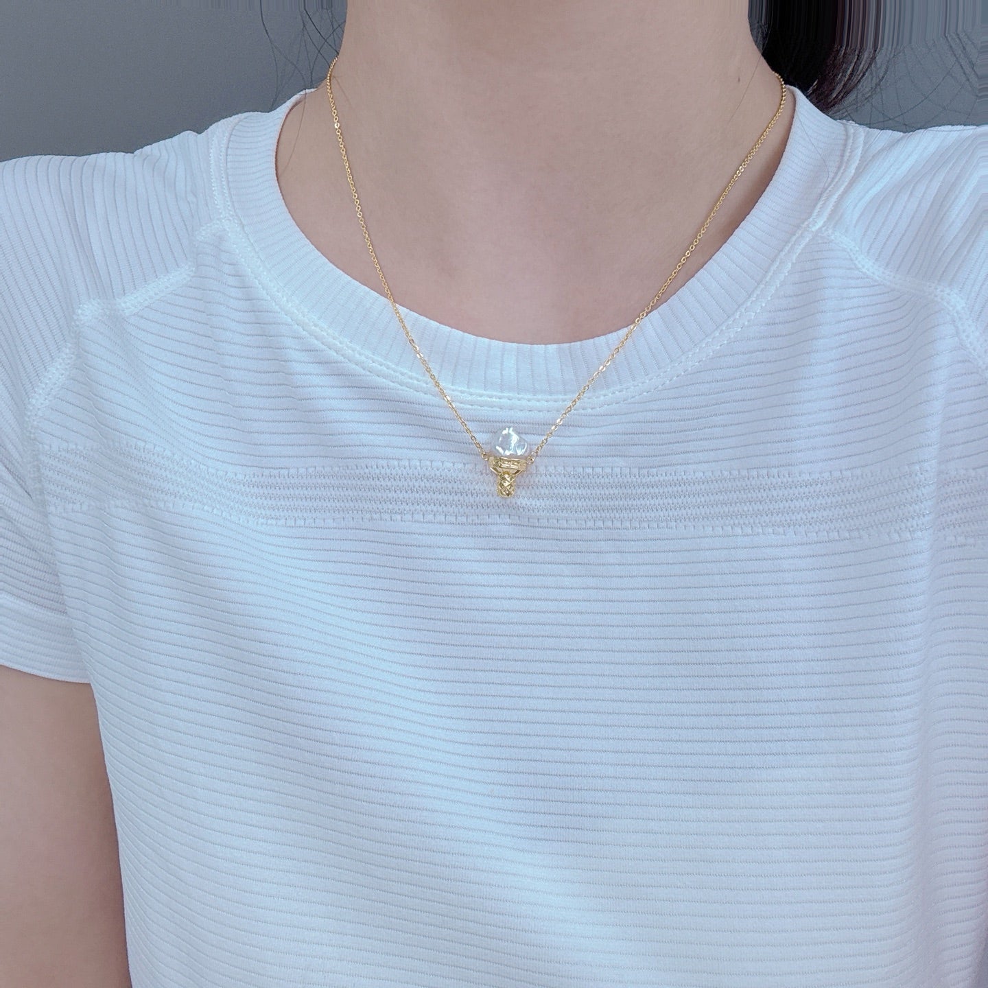 Baroque Freshwater Pearl Necklace - Organic Elegance for the Unconventional Soul