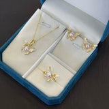 Dancing Light Butterfly Pearl Trio Set