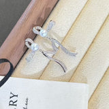 Luxe Butterfly Swarovski Pearl Earrings