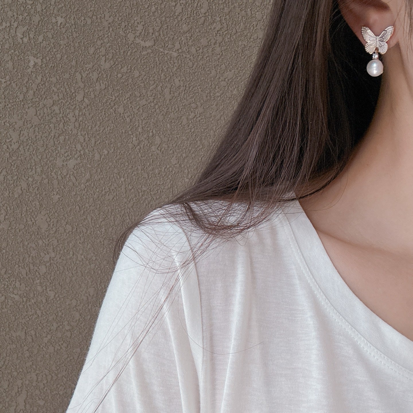 Whispering Butterfly Freshwater Pearl Earrings | Effortless Elegance for Every Occasion