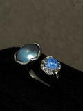 Luminous Aurora Wild Freshwater Pearl Ring Set